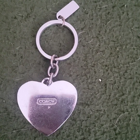 Coach Rainbow Heart Keychain - Picture 2 of 2